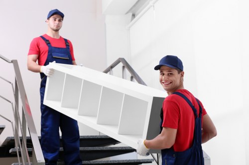 Secure Removal Van Knightsbridge payment area with protected checkout features