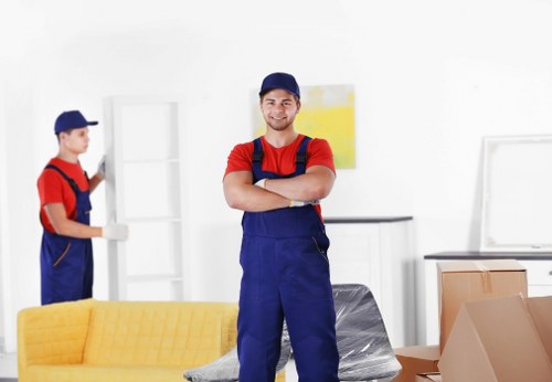 Removal team planning a flat move in Knightsbridge with building access considerations