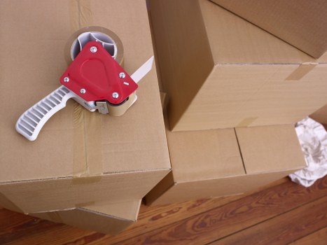Removal van loaded for a Knightsbridge residential relocation