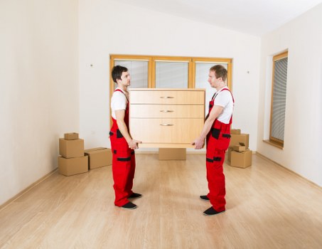 Vehicle inspection before a removal van operation